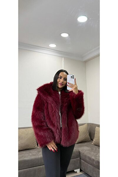 ALVOR Model de marcă, guler căptușit, blană Lolita