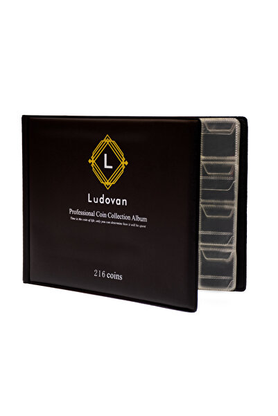LUDOVAN Coin album, coin binder, 216 pockets