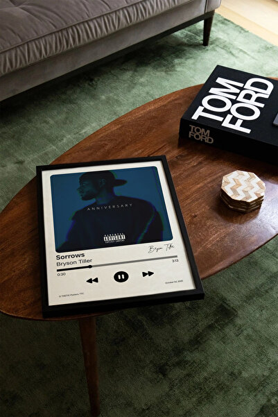 Thetic Bryson Tiller - Sorrows Single Collection Premium Spotify Poster - Song Poster!