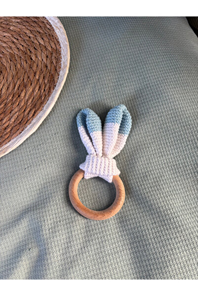 Aia&Co Amigurumi Tavşan Kulaklı Bebek Diş Kaşıyıcı