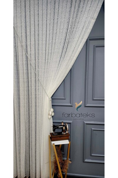 Taç Double-Breasted Fashion Embroidered Iron-Free Wrinkle-Free 3-Layer Pleated Tulle with Left Wing Gusset