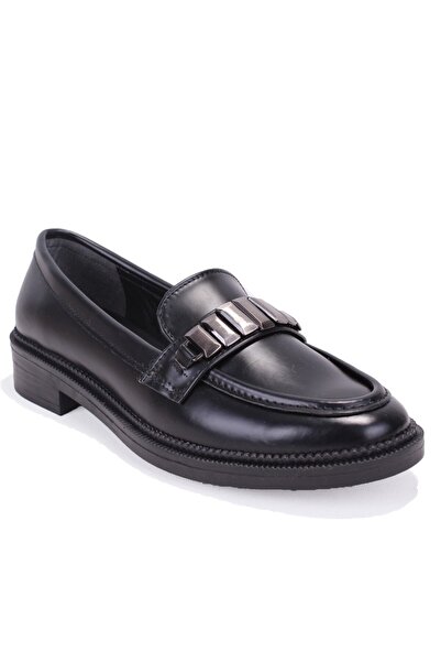 DAGOSTER Dza07-863702 Black Casual Loafer Women's Shoes