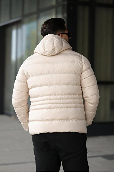 FASİON Men's Winter Water and Windproof Puffer Coat