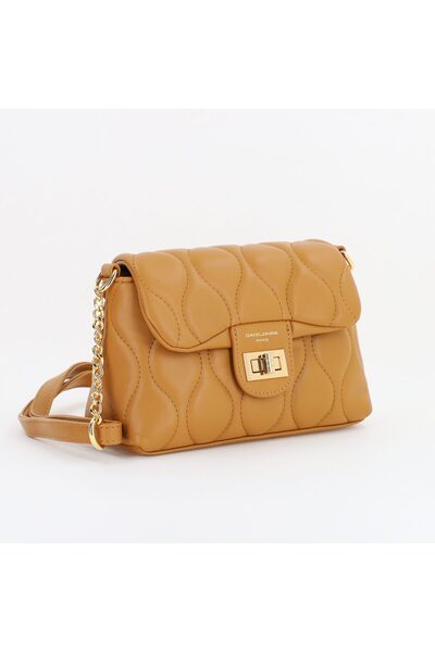 David Jones Geanta dama casual de umar din piele ecologica maro BS67CM2309395