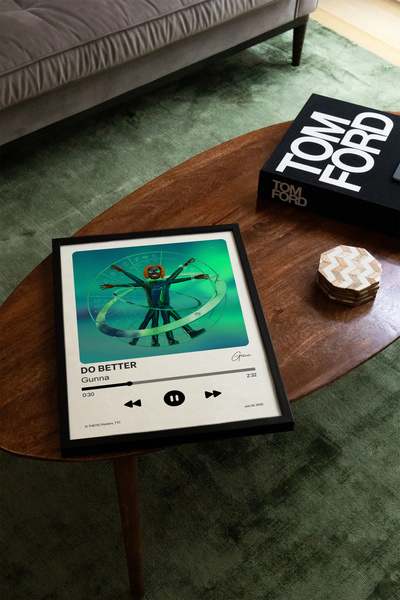 Thetic Gunna - Do Better Single Collection Premium Spotify Poster - Song Poster!