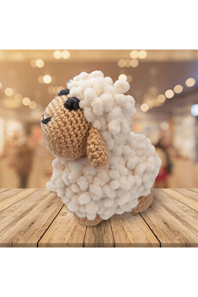 Hediyesta Amigurumi Beyaz Kuzucuk – El Yapımı Örgü Oyuncak | %100 Pamuk İp | ...