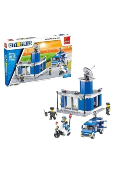 OEM Construction set, Police Station, 355 pieces, 6 years+, 45 cm