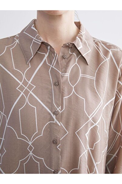 LC Waikiki Lcwaikiki Classic Patterned Women's Shirt