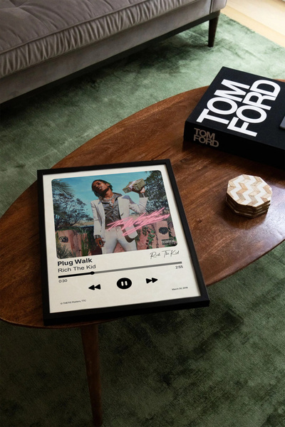 Thetic Rich the Kid - Plug Walk Single Collection Premium Spotify Poster - Song Poster!