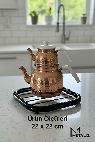 METALİZ YENİLİKÇİ TASARIMLAR Isıya Dayanıklı Servis Altlığı,Ergonomik Metal Ç...