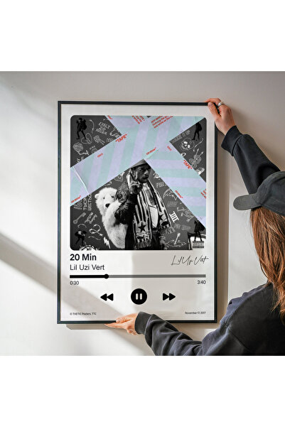 Thetic Lil Uzi Vert - 20 Min Single Collection Premium Spotify Poster - Song Poster!