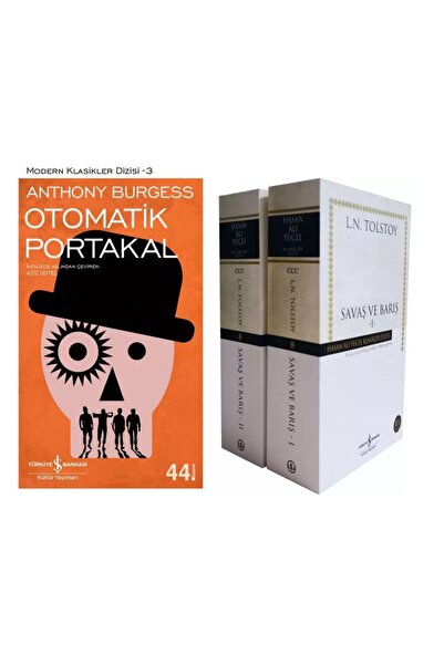 TÜRKİYE İŞ BANKASI KÜLTÜR YAYINLARI Otomatik Portakal Anthony Burgess-Savaş v...