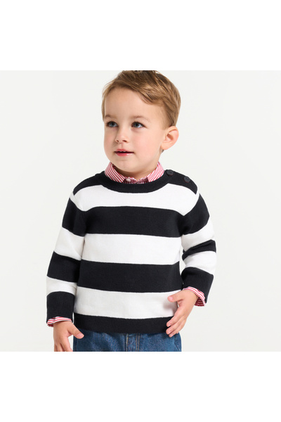 jacadi Baby Boy Cotton and Wool Blend Sweater