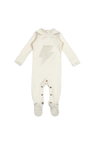 Lovedbaby Baby bodysuit 100% cotton, Velveteen Beige, NB-6 months