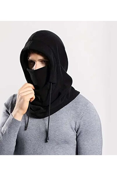 ÇEÇEN HOME Fleece Neck Gaiter Balaclava Windproof Outdoor Hooded Hat Beanie Face Snow Mask Snood Hood Hat