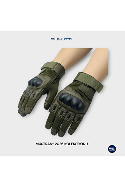 Mustran Suyutti Premium Military Model Tactical Protective Motorcycle Outdoor Gloves | Water Resistant