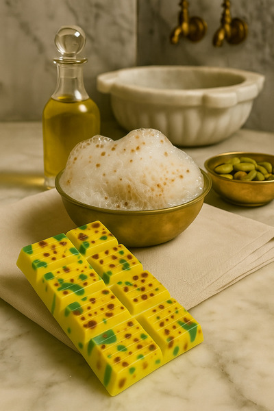 Günebakan حمام الشمس - صابون ألياف اليقطين بزيت المينينجيش