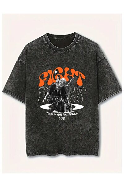 Weekeep Tricou unisex vintage imprimat, lavabil