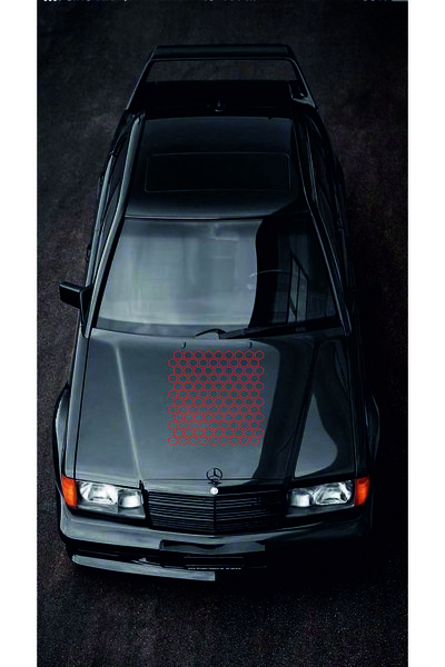 sticker ملصق زجاجي للسيارة والدراجة النارية بنمط خلية النحل سداسي الشكل مقاس ...