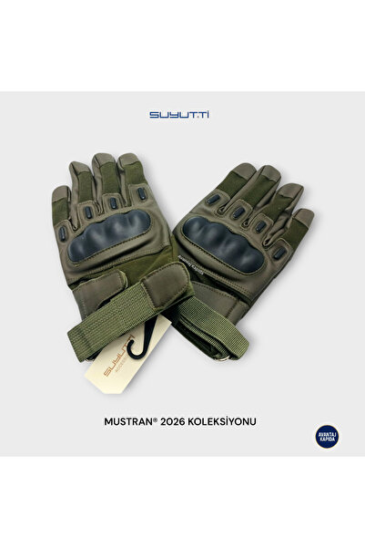 Mustran Suyutti Premium Military Model Tactical Protective Motorcycle Outdoor Gloves | Water Resistant