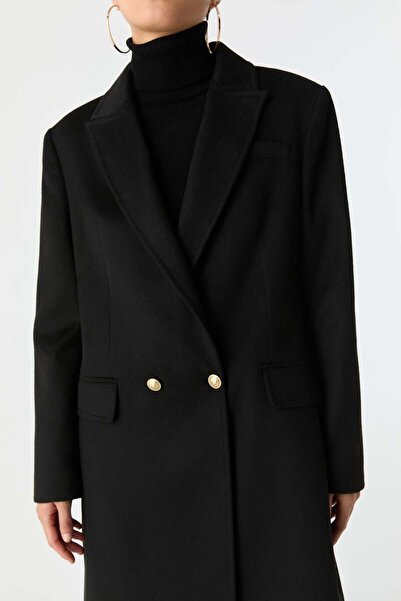 SÜFF Cepli Düz Kesim Palto