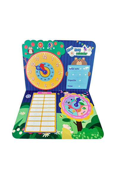 Toyska Educational game Calendar in Romanian with daily activities, multicolor