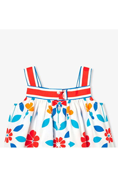 jacadi Baby Girl Floral Motif Poplin Blouse