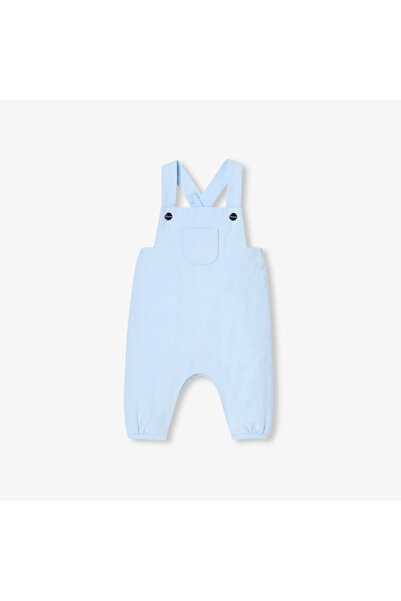 jacadi Newborn Baby Boy Velvet Salopet