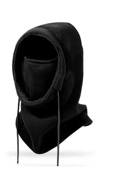 ÇEÇEN HOME Fleece Neck Gaiter Balaclava Windproof Outdoor Hooded Hat Beanie Face Snow Mask Snood Hood Hat