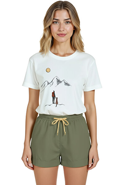 Color Luxe Women's White Relaxed Fit 100% Cotton T-Shirt – Mountaineer & Dog ...
