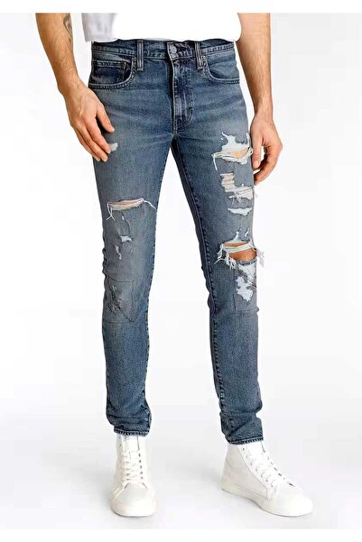 Levis Blugi pentru barbati Skinny Taper, culoare albastru