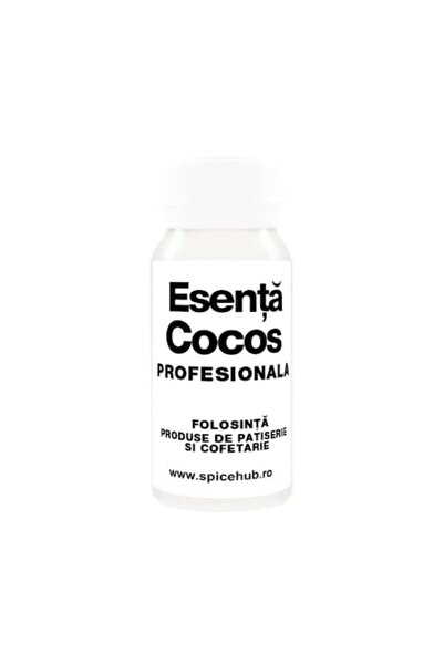 Spicehub Esență profesională cocos 50 ml – pentru deserturi, prăjituri, cockt...