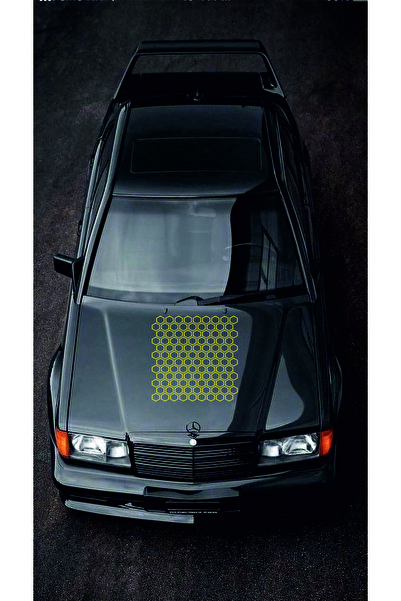 sticker ملصق زجاجي للسيارة والدراجة النارية بنمط خلية النحل سداسي الشكل مقاس ...