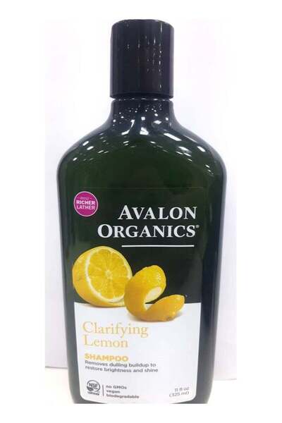 Avalon Organics شامبو الليمون المنقي 325 مل