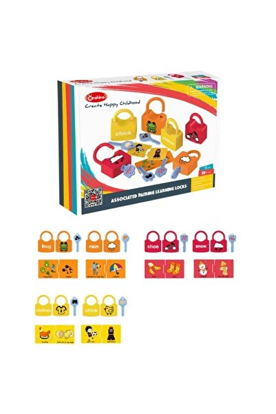 OEM Educational locks and keys matching game, Montessori, 6 locks