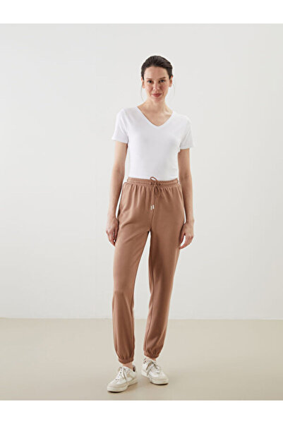 LC Waikiki Rmz Gi̇yi̇m Farkiyla Women's Jogger Sweatpants with Waist Drawstring
