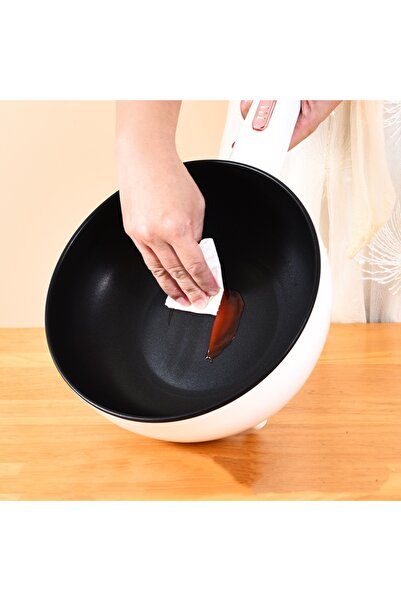 Muchmy Electric Frying Pan Cooker Multifunctional Large Size Rice Cooking Boiling Pan With Glass Lid - 3L