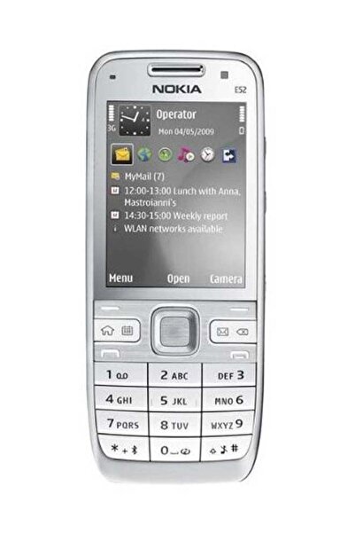Nokia E52 Single Sim White 60MB RAM 1GB 3G