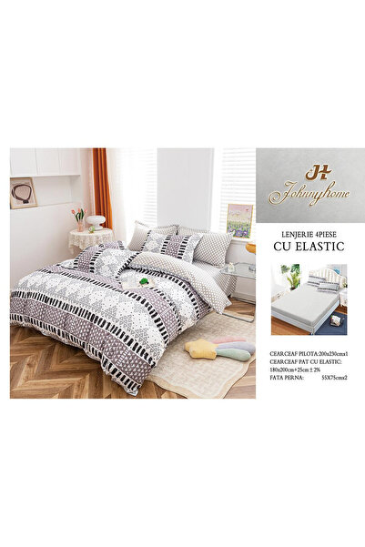 FIONNA.RO Satin Cotton Bed Linen With Elastic - Different Shapes