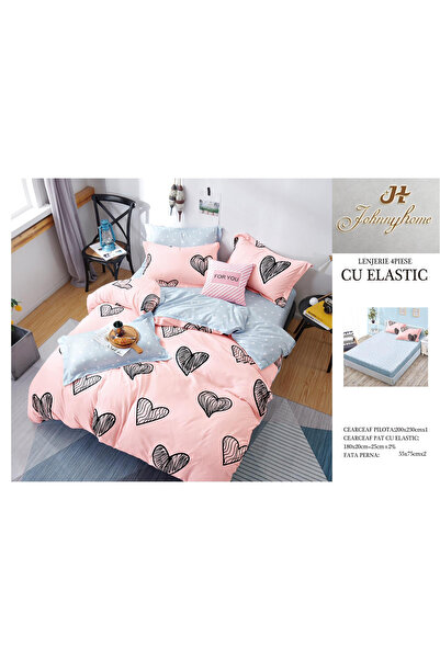 FIONNA.RO Satin Cotton Bed Linen With Elastic - For You