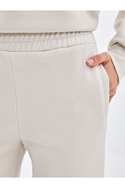 LC Waikiki Women's Thick Jogger Sweatpants with Elastic Waist