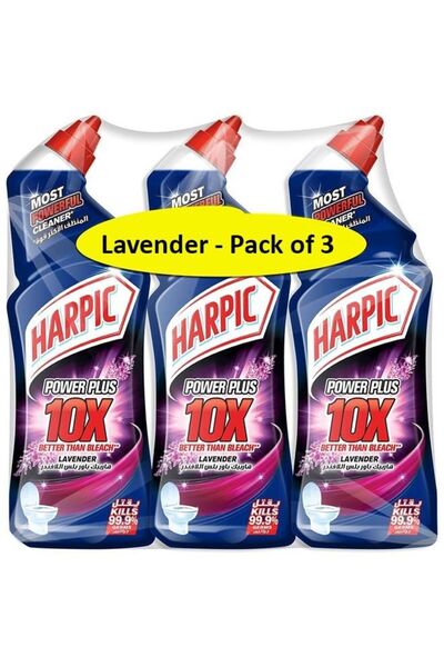 Generic هاربيك باور بلس سائل تنظيف المراحيض - لافندر، 750 مل، عبوة من 3 قطع