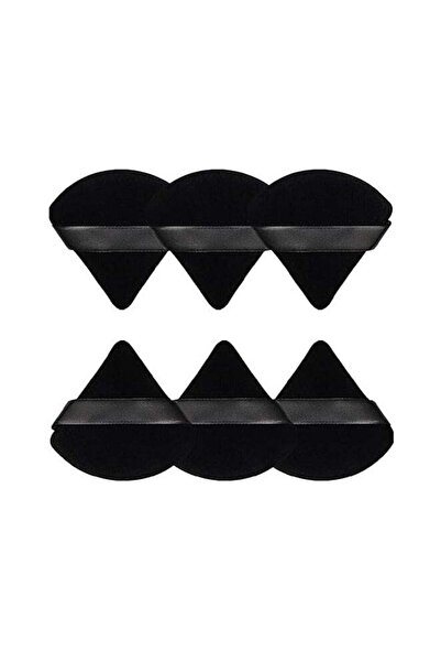 Generic اسفنجة بودرة احترافية مكونة من 6 قطع، مكياج الوجه المثلث، بودرة قطنية...