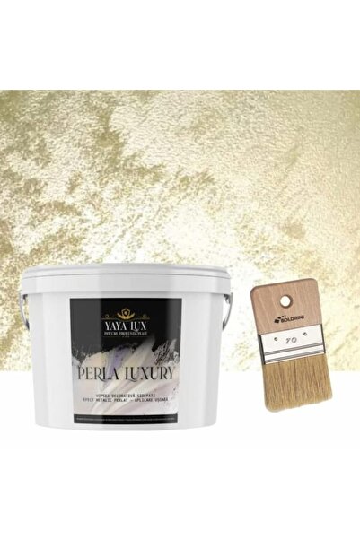 YaYa Color Vopsea decorativa de Lux, Perla Luxury cu Fulgi Perlati, Verde Fis...