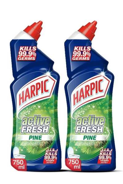 Generic Harpic Active Fresh Toilet Cleaner Liquid Pine 750ml Pack of 2