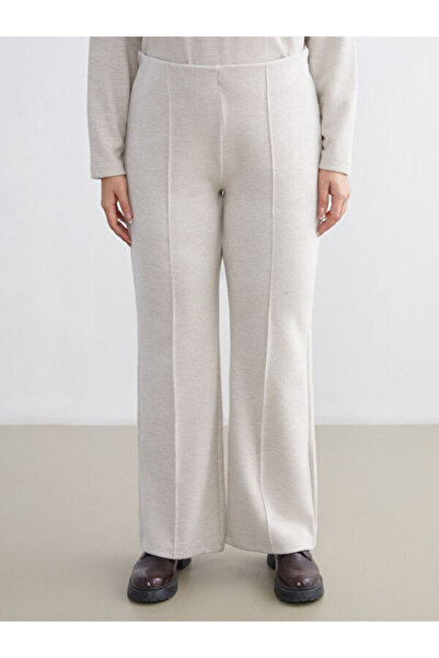 LC Waikiki Büyük Beden Beli Lastikli Kadın Eşofman Altı