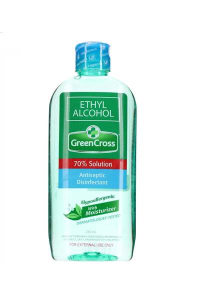 Generic GreenCross ETHYL ALCOHOL G.CROSS W/MOIST 70% SOLUTION 250ML