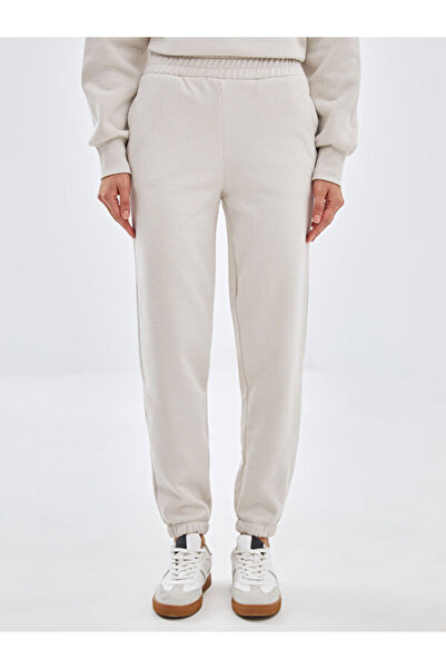 LC Waikiki Women's Thick Jogger Sweatpants with Elastic Waist