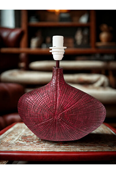 İki Cadı Tasarım Tree Patterned Vase-Shaped Lampshade, Tall Polyester Decorative Object