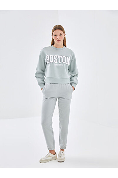 LC Waikiki Women's Thick Jogger Sweatpants with Elastic Waist